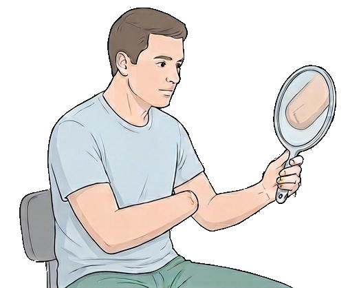 Inspection quotidienne du moignon